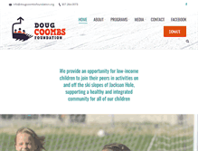 Tablet Screenshot of dougcoombsfoundation.com